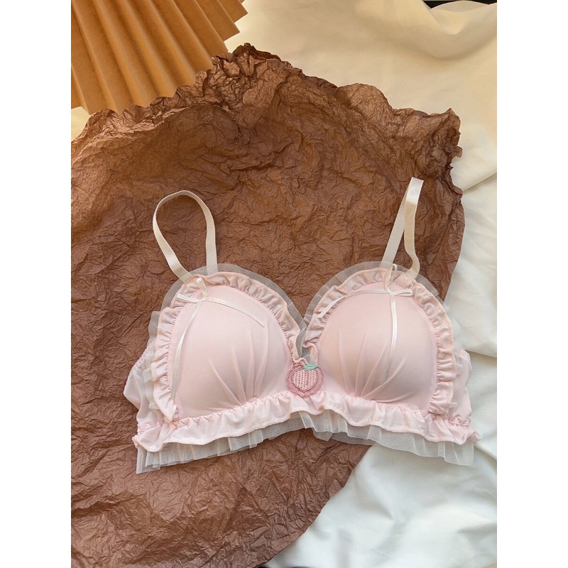 Sleep Bra Bralette - Sweet Triangle Bralette Set No Underwire