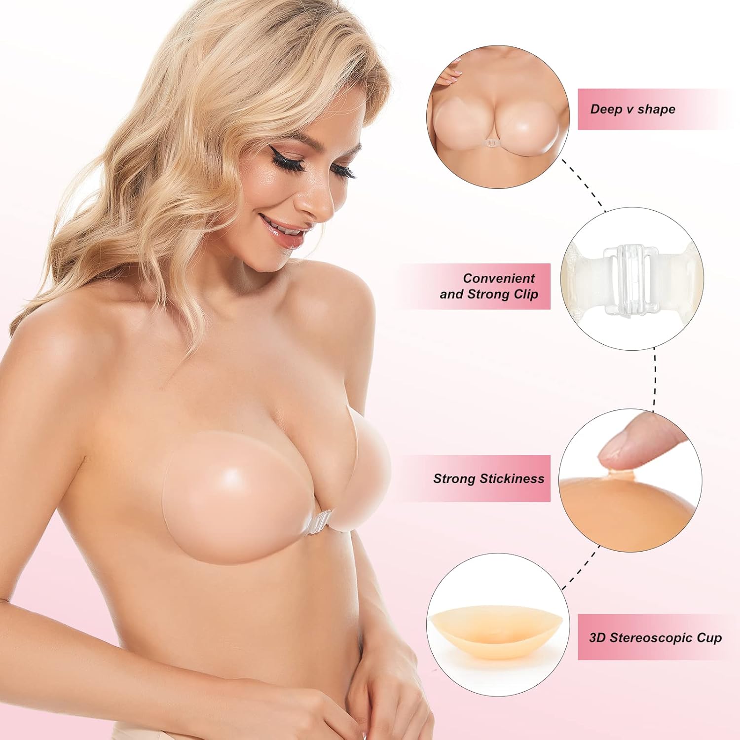 Sticky Bra Push Up Adhesive Br - Strapless Bra Adhesive ulasan dan harga