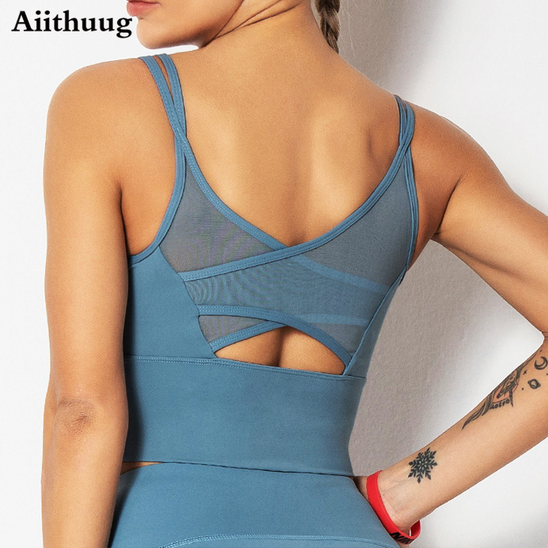Aiithuug Yoga Bras Fitness Shi - Sports Bra Racerback ulasan dan harga